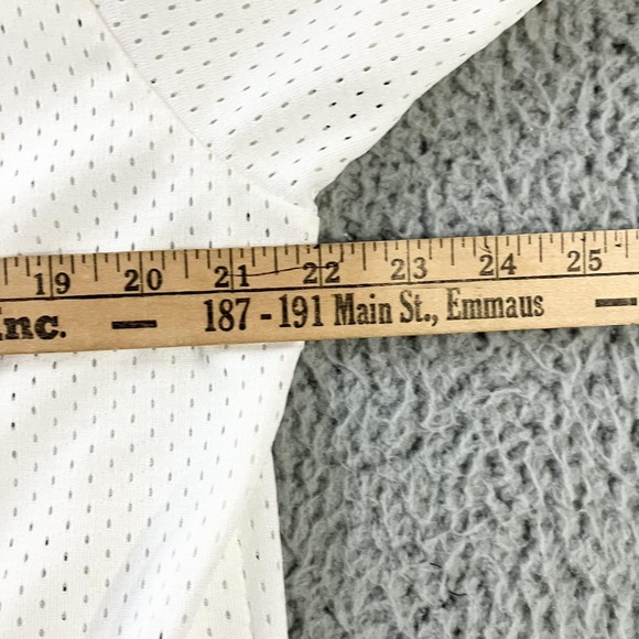 San Francisco Giants Jersey Mens Large White MLB Baseball Button Mesh 41 USA - Picture 6 of 8